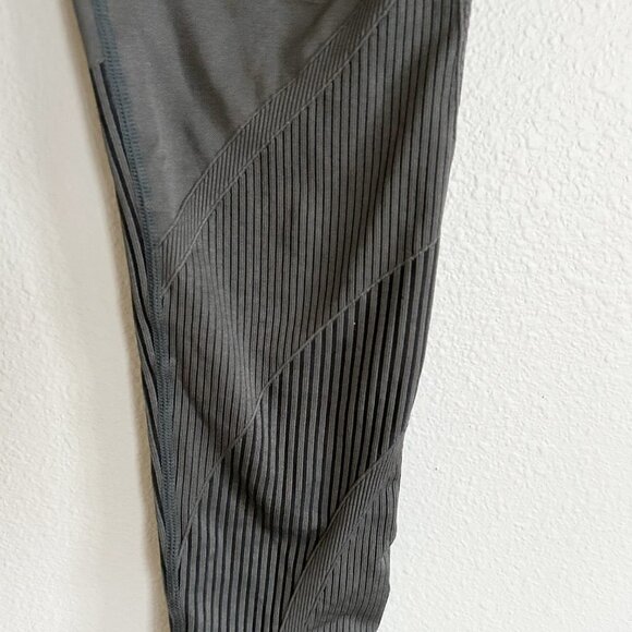 Zyia Active XL Grid Performance Leggings Ribbed Stretch Athletic Pants - Picture 4 of 8